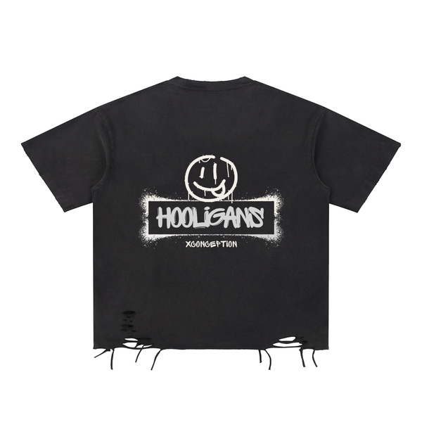 The HOOLIGANS Distressed Tee