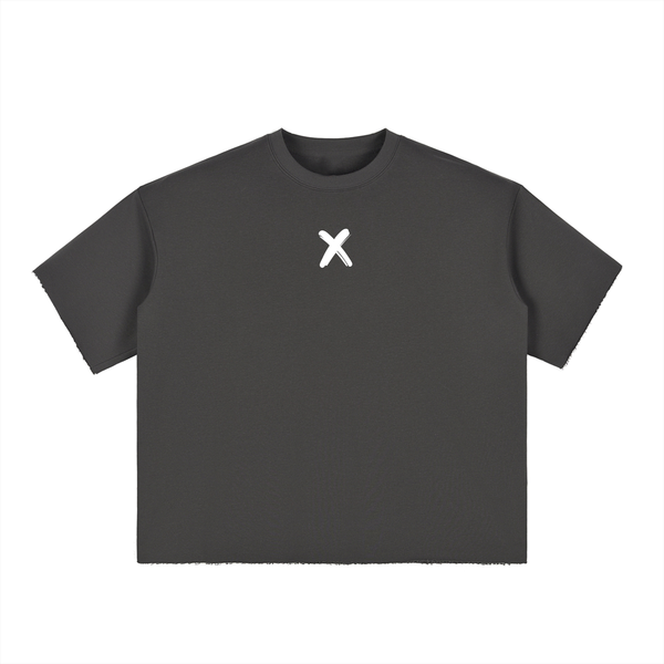 Signature X Heavyweight Tee — Charcoal