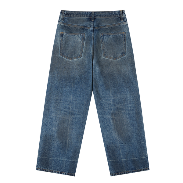 Vintage Wash Baggy Denim